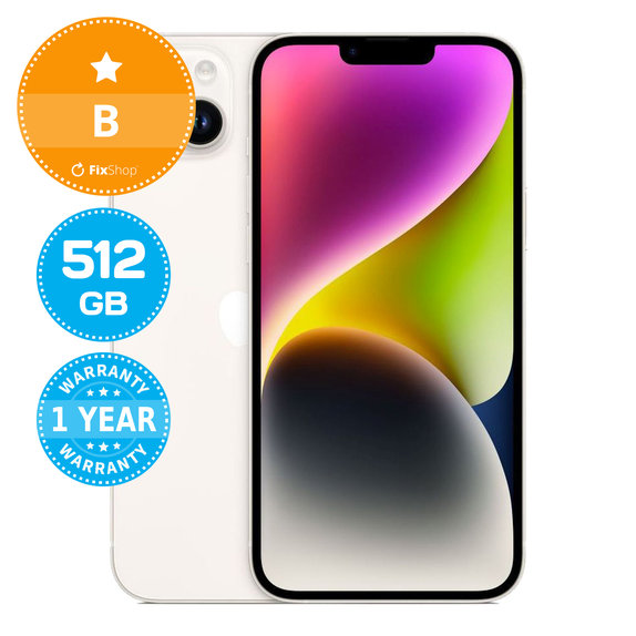Apple iPhone 14 Plus Starlight 512GB B Reconditionné