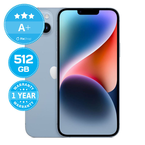 Apple iPhone 14 Plus Blue 512GB A+ Reconditionné