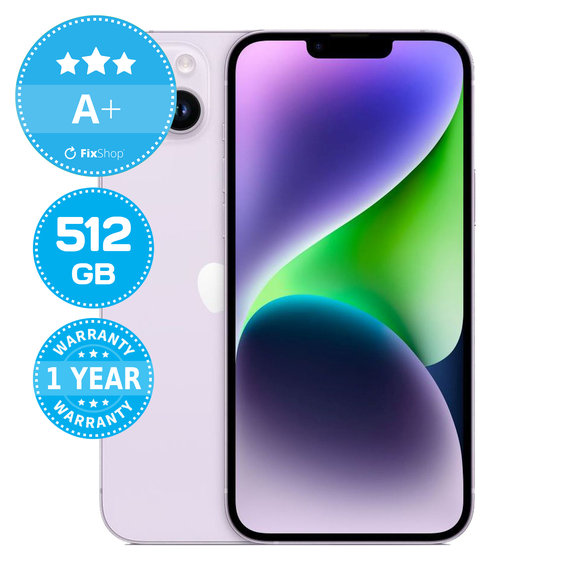 Apple iPhone 14 Plus Purple 512GB A+ Reconditionné