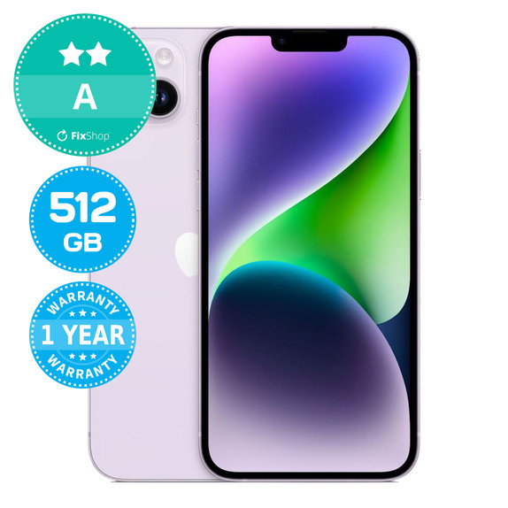 Apple iPhone 14 Plus Purple 512GB A Reconditionné