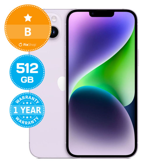 Apple iPhone 14 Plus Purple 512GB B Reconditionné