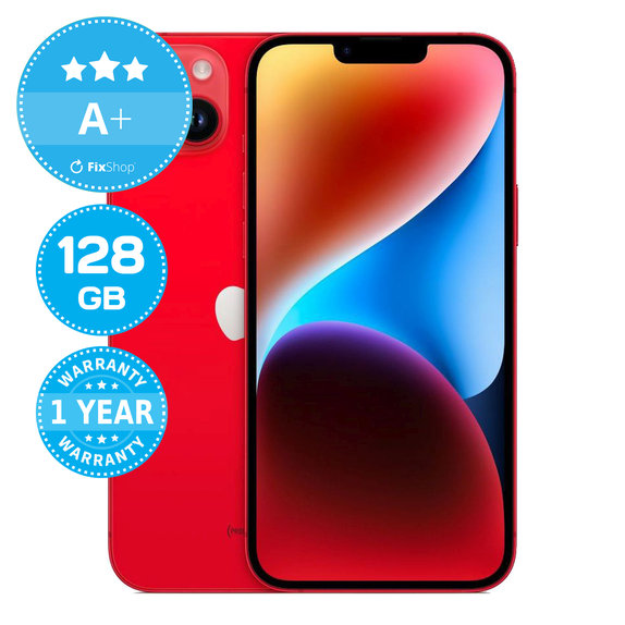 Apple iPhone 14 Plus (PRODUCT)RED 128GB A+ Reconditionné