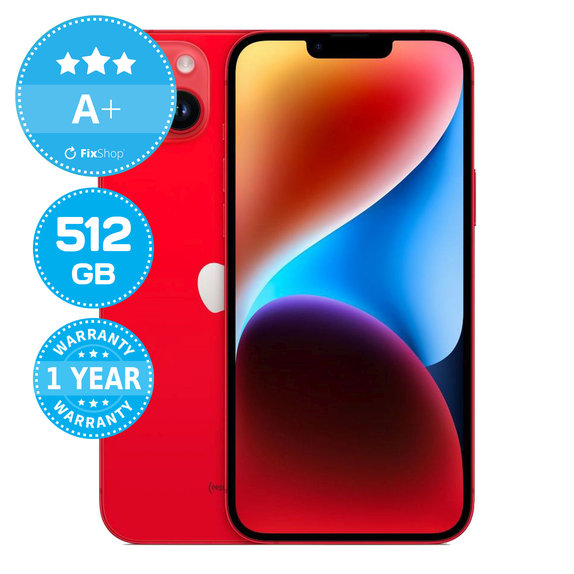 Apple iPhone 14 Plus (PRODUCT)RED 512GB A+ Reconditionné