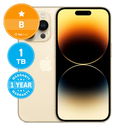 Apple iPhone 14 Pro Gold 1TB B Reconditionné