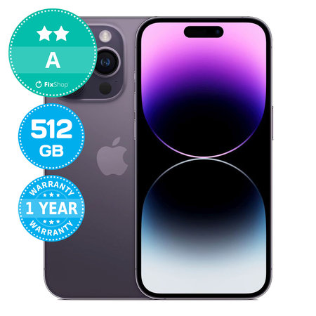 Apple iPhone 14 Pro Deep Purple 512GB A Reconditionné