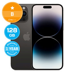 Apple iPhone 14 Pro Max Space Black 128GB B Reconditionné