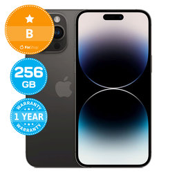 Apple iPhone 14 Pro Max Space Black 256GB B Reconditionné