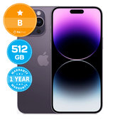 Apple iPhone 14 Pro Max Deep Purple 512GB B Reconditionné