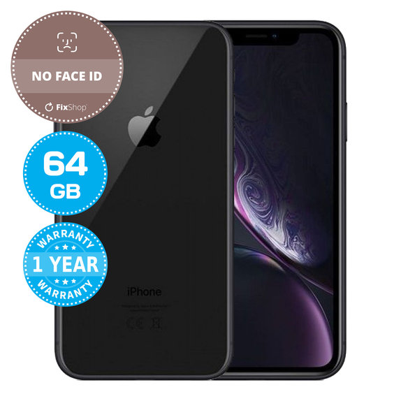 Apple iPhone XR Black 64GB (No Face ID) Reconditionné