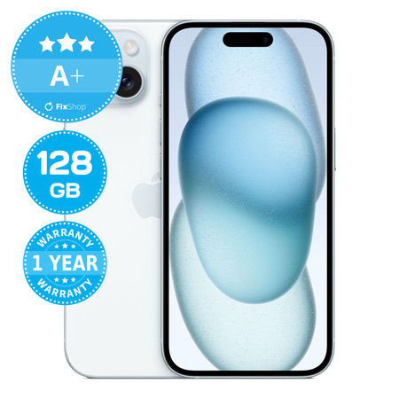 Apple iPhone 15 Blue 128GB A+ Reconditionné