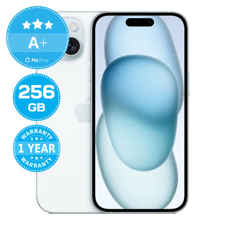 Apple iPhone 15 Blue 256GB A+ Reconditionné