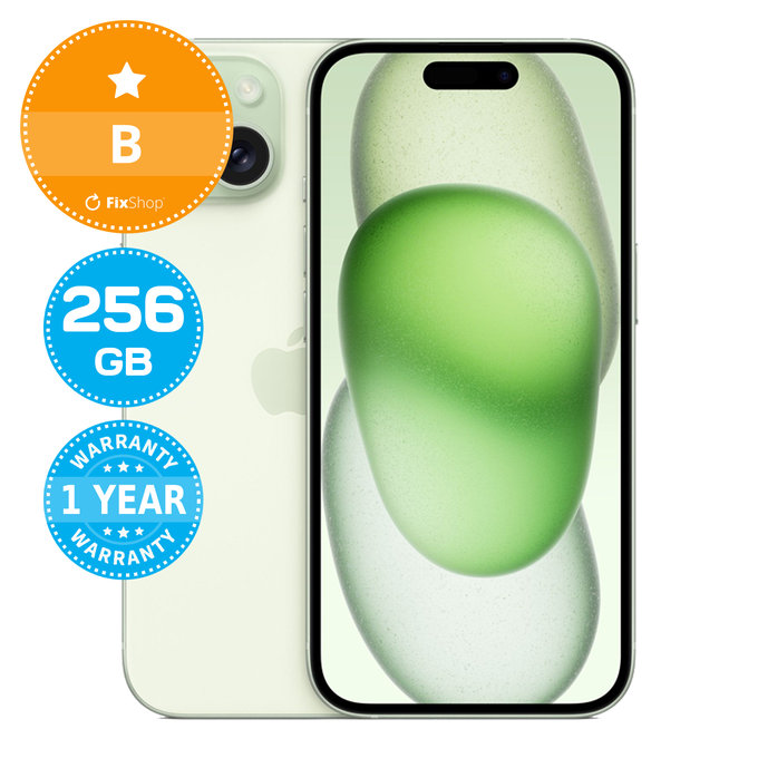 Apple iPhone 15 Green 256GB B Reconditionné
