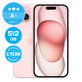Apple iPhone 15 Pink 512GB A+ Reconditionné