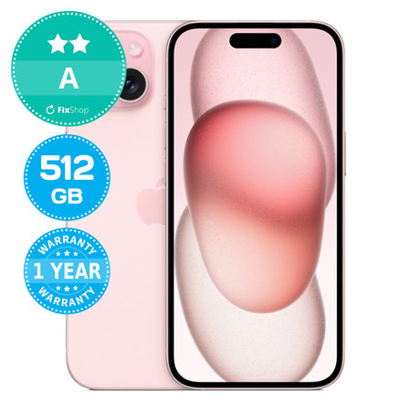 Apple iPhone 15 Pink 512GB A Reconditionné
