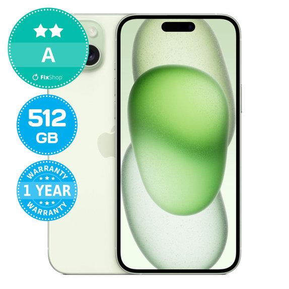 Apple iPhone 15 Plus Green 512GB A Reconditionné