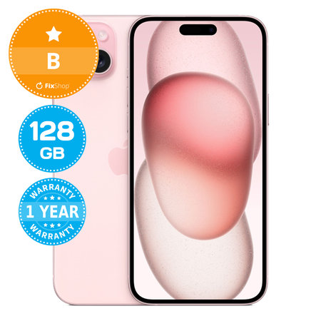 Apple iPhone 15 Plus Pink 128GB B Reconditionné