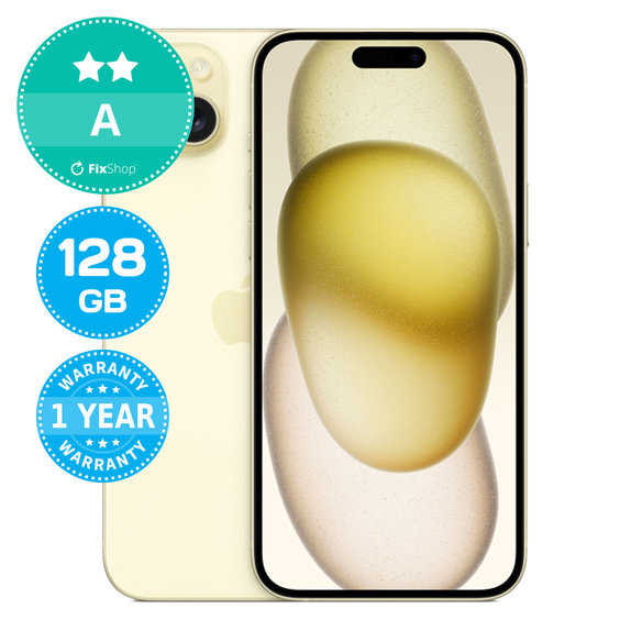 Apple iPhone 15 Plus Yellow 128GB A Reconditionné