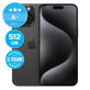 Apple iPhone 15 Pro Max Black Titanium 512GB A+ Reconditionné