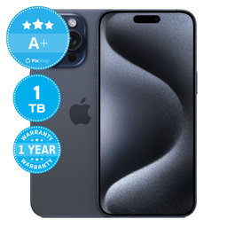 Apple iPhone 15 Pro Max Blue Titanium 1TB A+ Reconditionné