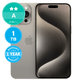 Apple iPhone 15 Pro Max Natural Titanium 1TB A Reconditionné