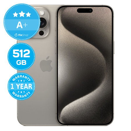 Apple iPhone 15 Pro Max Natural Titanium 512GB A+ Reconditionné