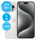 Apple iPhone 15 Pro Max White Titanium 1TB A+ Reconditionné