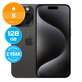 Apple iPhone 15 Pro Black Titanium 128GB B Reconditionné