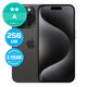 Apple iPhone 15 Pro Black Titanium 256GB A Reconditionné