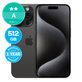 Apple iPhone 15 Pro Black Titanium 512GB A Reconditionné