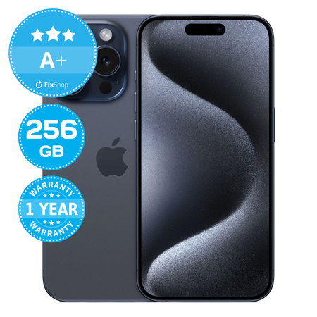 Apple iPhone 15 Pro Blue Titanium 256GB A+ Reconditionné