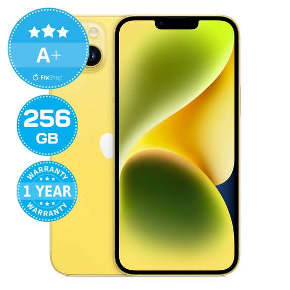 Apple iPhone 14 Plus Yellow 256GB A+ Reconditionné