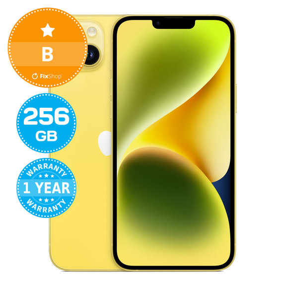 Apple iPhone 14 Plus Yellow 256GB B Reconditionné
