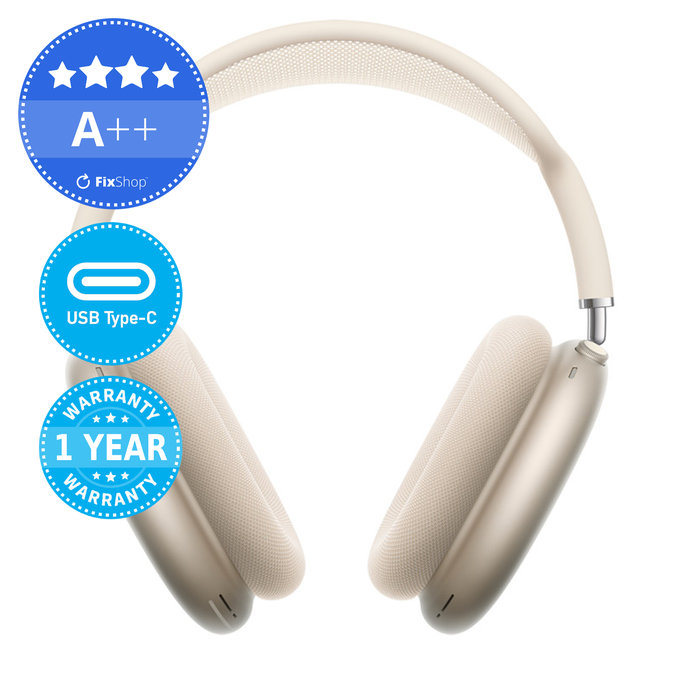 Apple AirPods Max (USB-C) - Starlight A++ Reconditionné