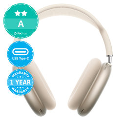 Apple AirPods Max (USB-C) - Starlight A Reconditionné