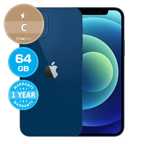 Apple iPhone 12 Blue 64GB C Reconditionné