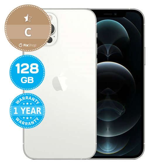Apple iPhone 12 Pro Silver 128GB C Reconditionné
