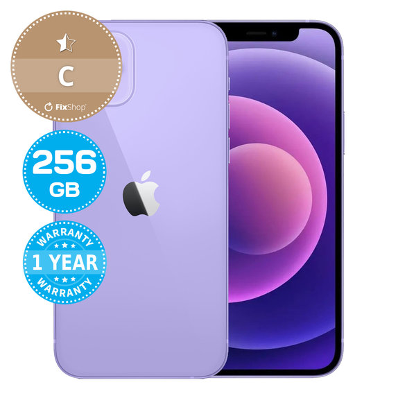 Apple iPhone 12 Purple 256GB C Reconditionné