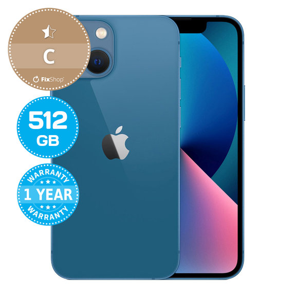 Apple iPhone 13 Mini Blue 512GB C Reconditionné
