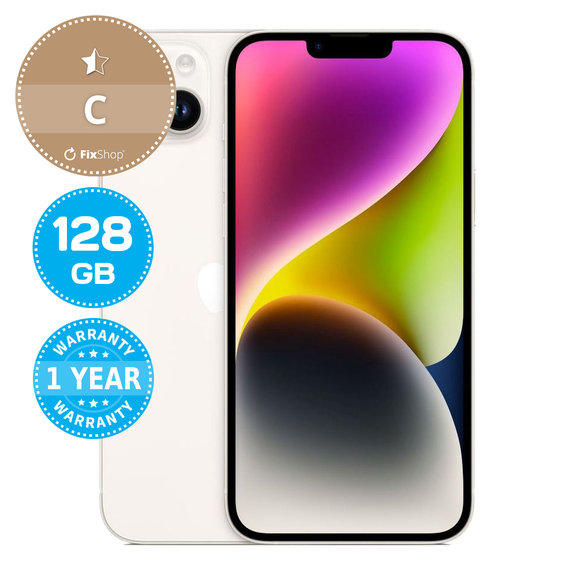 Apple iPhone 14 Plus Starlight 128GB C Reconditionné