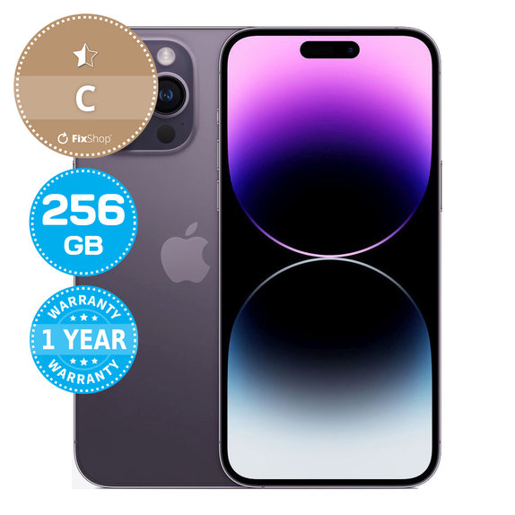 Apple iPhone 14 Pro Max Deep Purple 256GB C Reconditionné