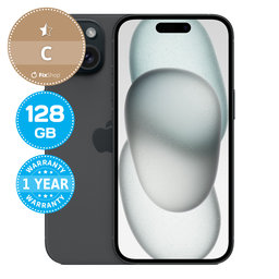 Apple iPhone 15 Black 128GB C Reconditionné