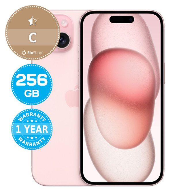 Apple iPhone 15 Pink 256GB C Reconditionné