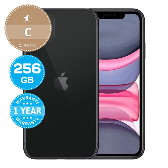 Apple iPhone 11 Black 256GB C Reconditionné