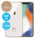 Apple iPhone X Silver 64GB C Reconditionné