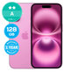 Apple iPhone 16 Pink 128GB A Reconditionné