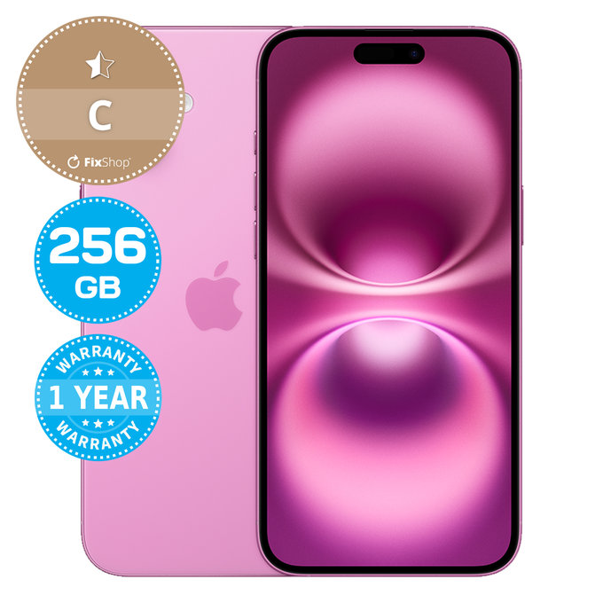 Apple iPhone 16 Plus Pink 256GB C Reconditionné