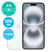 Apple iPhone 16 Plus White 128GBA Reconditionné