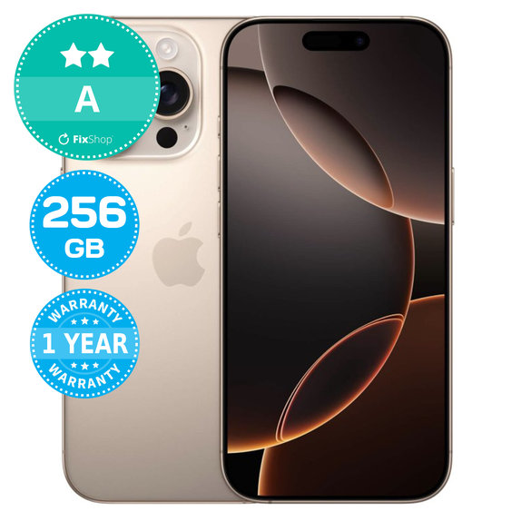 Apple iPhone 16 Pro Desert Titanium 256GB A Reconditionné