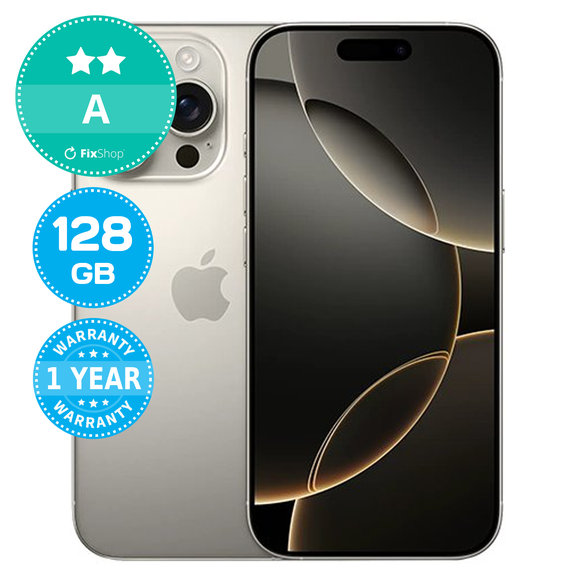 Apple iPhone 16 Pro Natural Titanium 128GB A Reconditionné