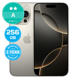 Apple iPhone 16 Pro Natural Titanium 256GB A Reconditionné